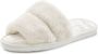 Vivance Slippers Pantoffel pluche pantoffels mule open schoen - Thumbnail 3