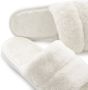 Vivance Slippers Pantoffel pluche pantoffels mule open schoen - Thumbnail 5