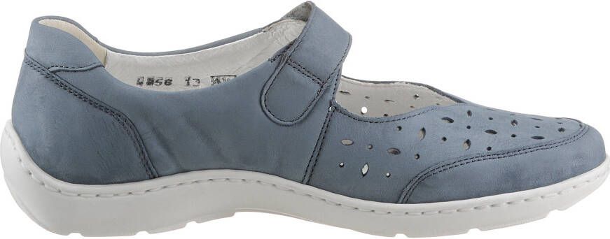 Waldläufer Ballerina's Henni Klittenbandschoen comfortschoen met perforatie H-breedte