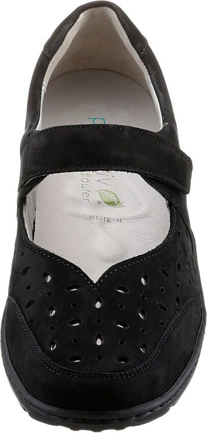 Waldläufer Ballerina's Henni Klittenbandschoen comfortschoen met perforatie H-breedte