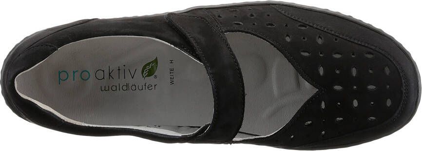 Waldläufer Ballerina's Henni Klittenbandschoen comfortschoen met perforatie H-breedte