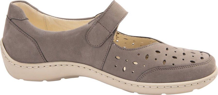 Waldläufer Ballerina's Henni Klittenbandschoen comfortschoen met perforatie H-breedte