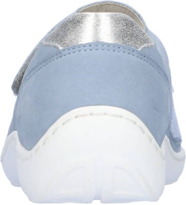 Waldläufer Ballerina's met riempje Henni lage schoen comfortabele schoen klittenbandschoen in breedte h (= zeer breed)