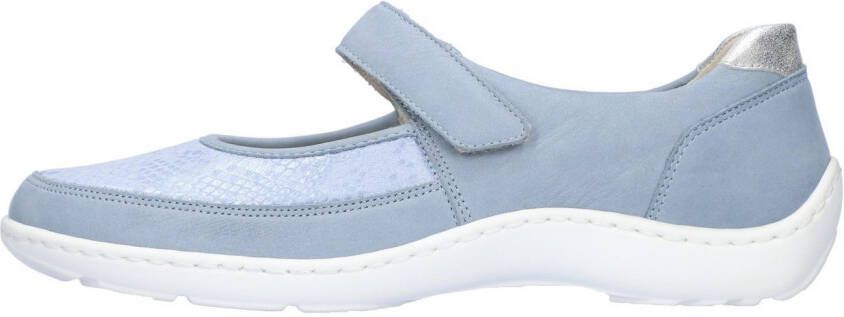 Waldläufer Ballerina's met riempje Henni lage schoen comfortabele schoen klittenbandschoen in breedte h (= zeer breed)