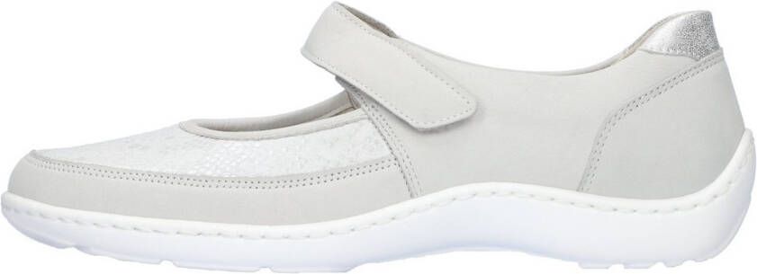 Waldläufer Ballerina's met riempje Henni lage schoen comfortabele schoen klittenbandschoen in breedte h (= zeer breed)