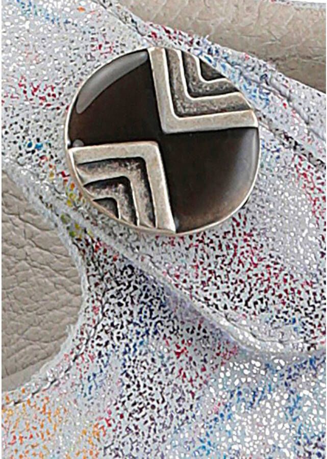 Waldläufer Ballerina's met riempje Henni lage schoen comfortabele schoen perforaties comfortabele breedte h (= zeer breed)