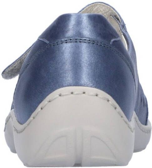 Waldläufer Ballerina's met riempje Henni sleehak lage schoen comfortabele schoen met perforatie breedte h