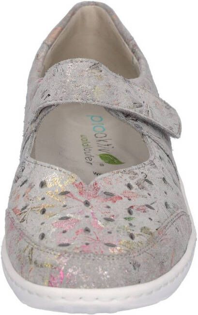 Waldläufer Ballerina's met riempje Henni sleehak lage schoen comfortabele schoen met perforatie breedte h