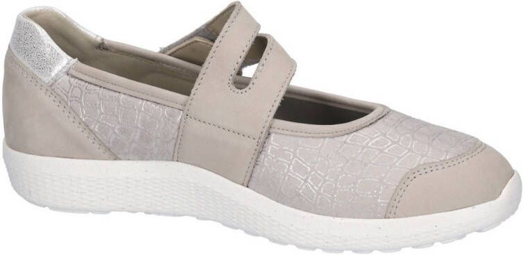 Waldläufer Ballerina's met riempje K-Ira lage schoen comfortabele schoen extra brede breedte k voor de stevige voet