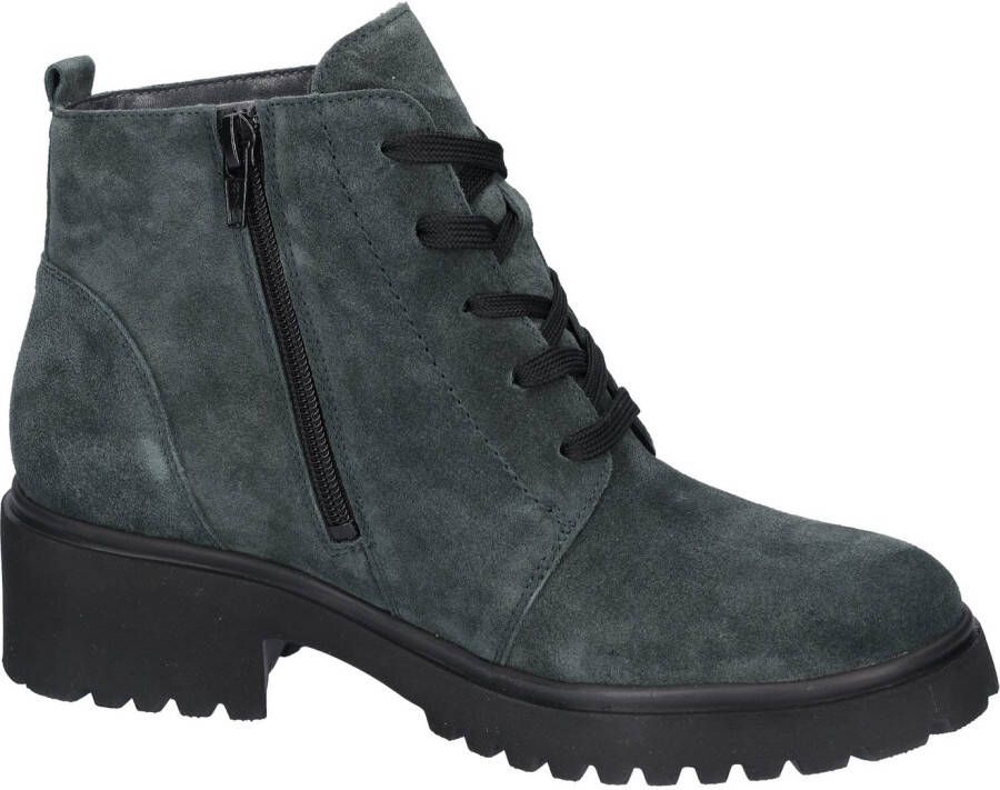 Waldläufer Hoge veterschoenen H-LUISE enkellaars blokhak in comfortabele schoenwijdte g (= breed)