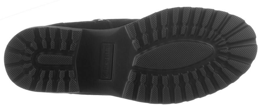 Waldläufer Hoge veterschoenen H-LUISE enkellaars blokhak in comfortabele schoenwijdte g (= breed)