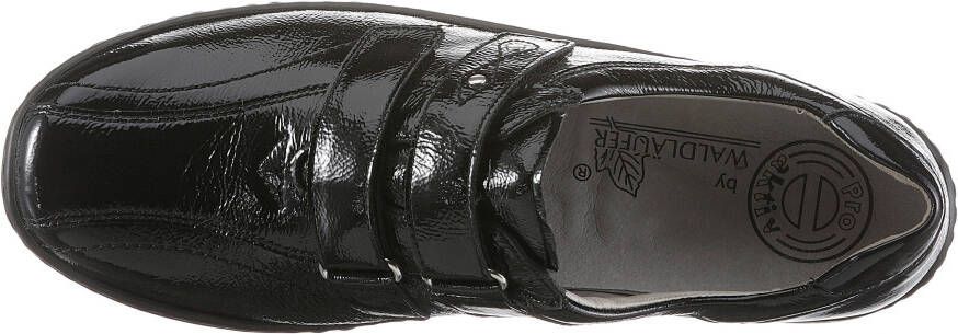 Waldläufer Klittenbandschoenen Henni Comfortabele schoen slipper in glanzlook en comfortabele schoenwijdte H