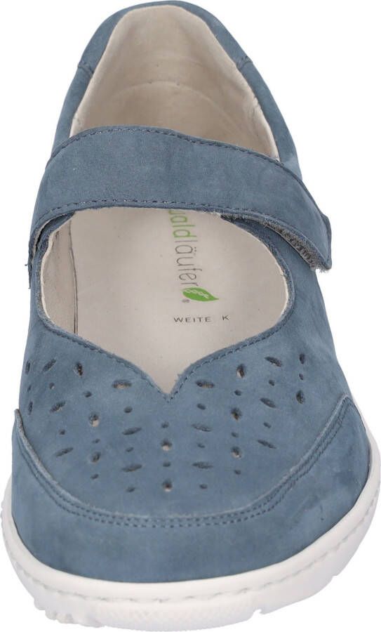 Waldläufer Klittenbandschoenen KYA Gespschoen comfortschoen ballerina met praktische klittenband