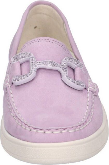 Waldläufer Mocassins H-DAISY slippers comfortabele schoen instapschoen h-breedte met strass-steentjes