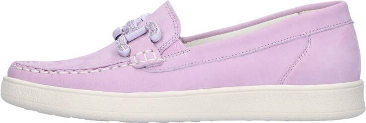 Waldläufer Mocassins H-DAISY slippers comfortabele schoen instapschoen h-breedte met strass-steentjes