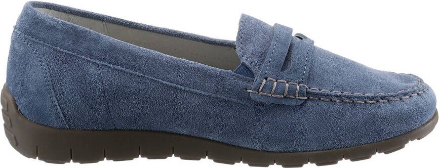 Waldläufer Mocassins H-LUCY Slipper vrijetijdsschoen lage schoen met typische frame-naad H-breedte