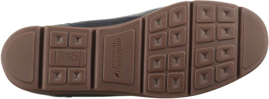 Waldläufer Mocassins HOXY Sleehak lage schoen comfort schoen in extra brede schoenmaat K