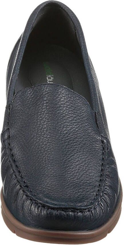 Waldläufer Mocassins HOXY Sleehak lage schoen comfort schoen in extra brede schoenmaat K