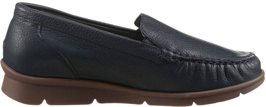 Waldläufer Mocassins HOXY Sleehak lage schoen comfort schoen in extra brede schoenmaat K