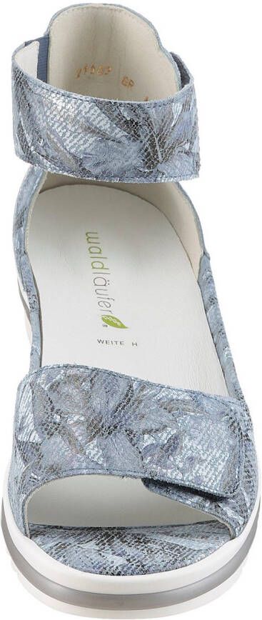 Waldläufer Plateausandalen HAKURA sandaal zomerschoen comfort-schoen met klittenbandsluitingen h-breedte