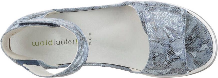 Waldläufer Plateausandalen HAKURA sandaal zomerschoen comfort-schoen met klittenbandsluitingen h-breedte