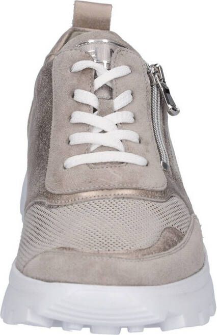 Waldläufer Plateausneakers H-AJALA lage schoen veterschoen vrijetijdsschoen met contrasterende afwerkingen breedte h