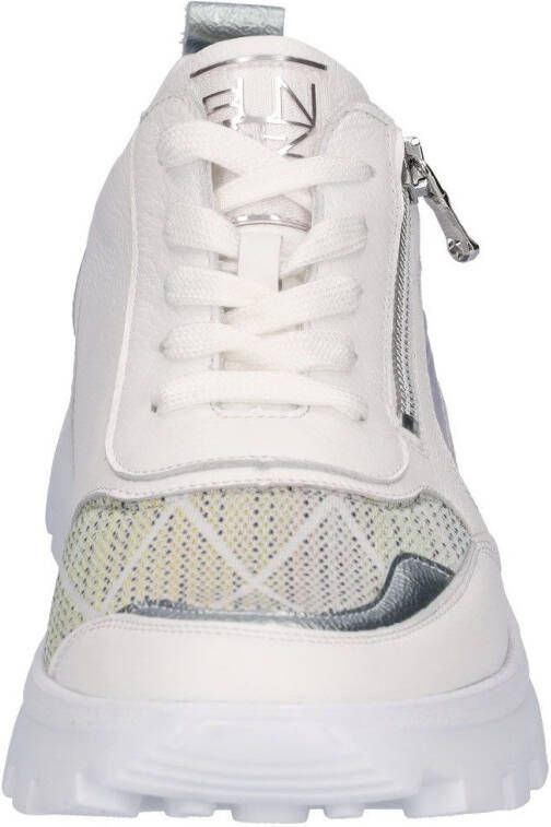 Waldläufer Plateausneakers H-AJALA lage schoen veterschoen vrijetijdsschoen met contrasterende afwerkingen breedte h