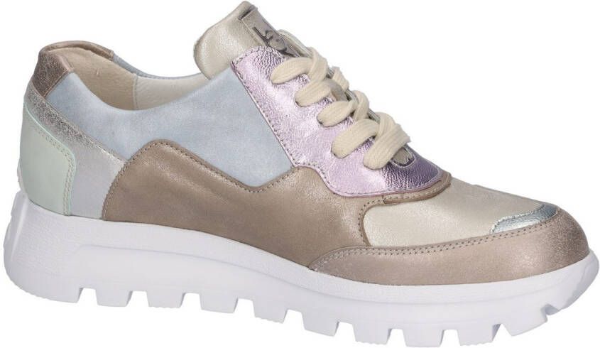 Waldläufer Plateausneakers H-AJALA veterschoenen lage schoen comfortabele schoen in h-breedte (=zeer breed)