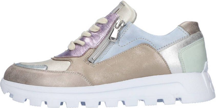Waldläufer Plateausneakers H-AJALA veterschoenen lage schoen comfortabele schoen in h-breedte (=zeer breed)
