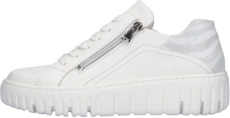Waldläufer Plateausneakers H-LIVIA veterschoenen lage schoen vrijetijdsschoen met buitenrits
