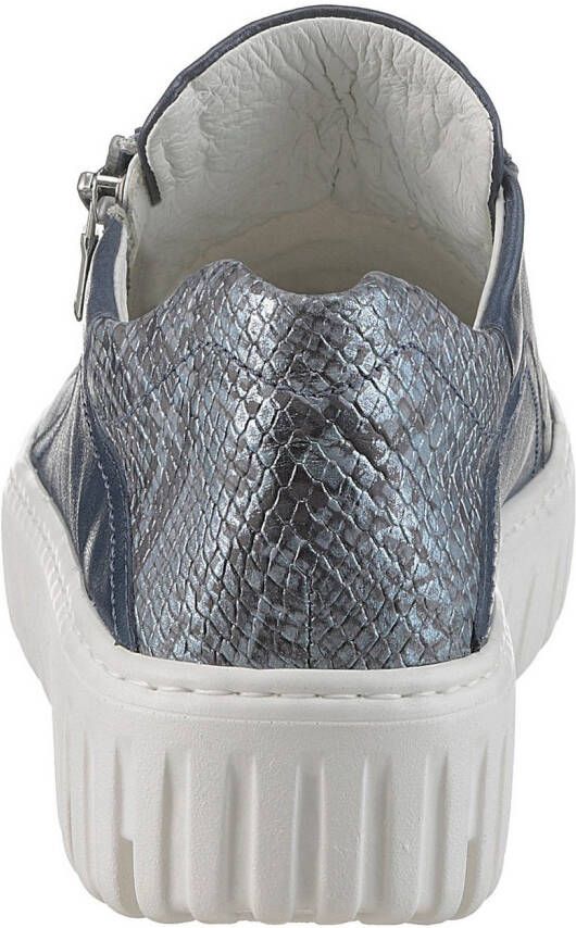 Waldläufer Plateausneakers H-LIVIA veterschoenen lage schoen vrijetijdsschoen met buitenrits