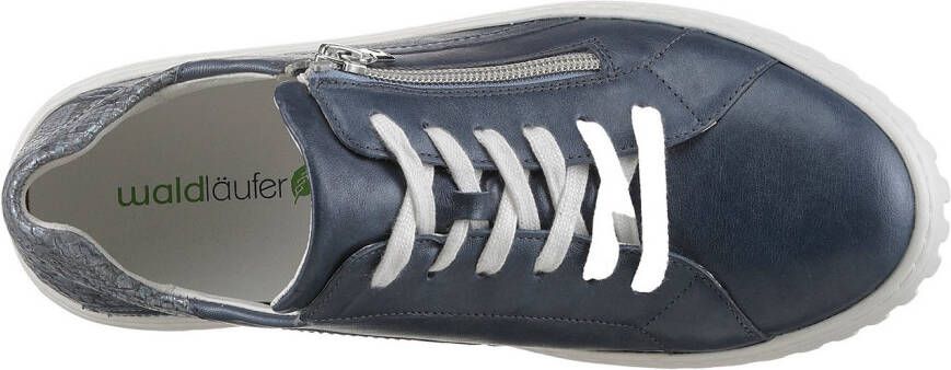 Waldläufer Plateausneakers H-LIVIA veterschoenen lage schoen vrijetijdsschoen met buitenrits