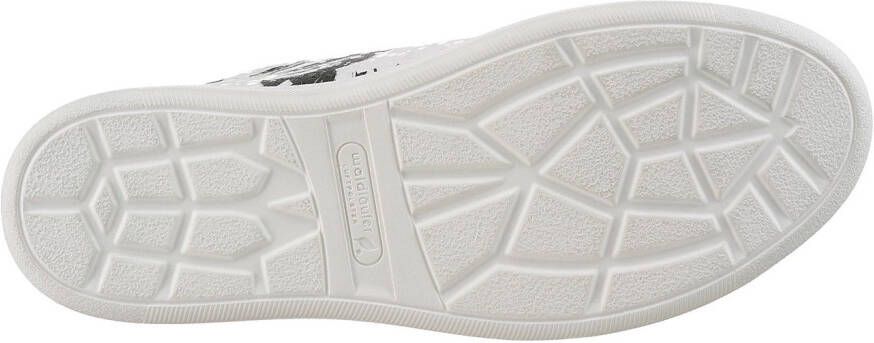 Waldläufer Plateausneakers H-NICKY vrijetijdsschoen lage schoen veterschoen met zijrits
