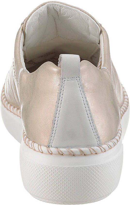 Waldläufer Plateausneakers H-VIVIEN vrijetijdsschoen lage schoen veterschoenen sierelement comfortbreedte h