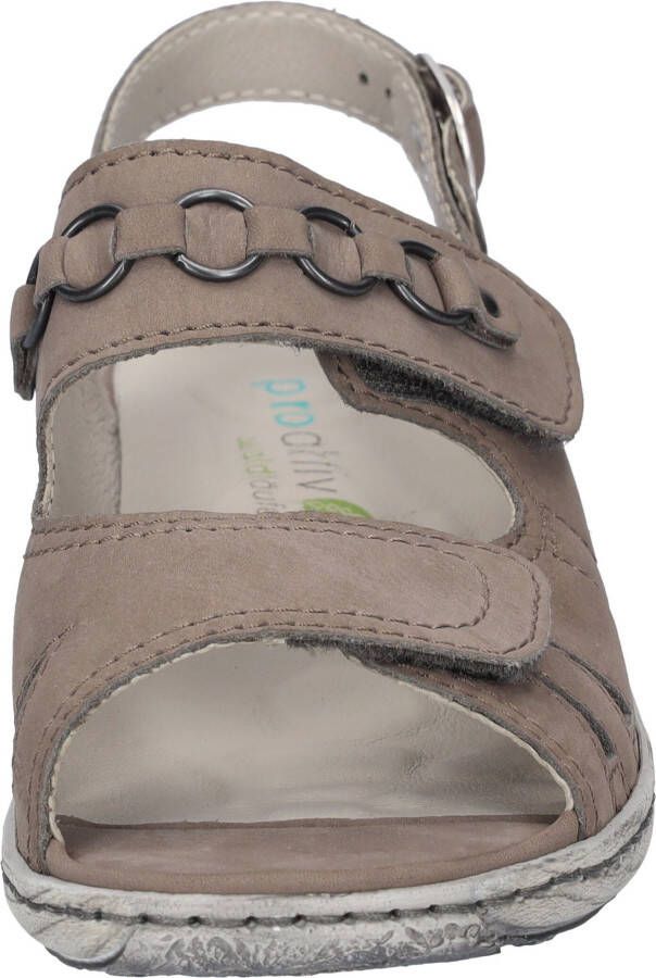 Waldläufer Sandalen Garda zomerschoen sandaal sleehak met drukknoop g-breedte