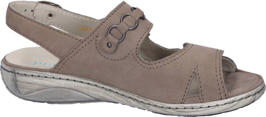 Waldläufer Sandalen Garda zomerschoen sandaal sleehak met drukknoop g-breedte