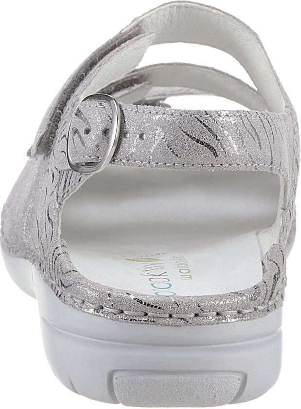 Waldläufer Sandalen GUNNA zomerschoen sandaal sleehak in metallic-look g-breedte