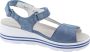 Waldläufer Sandalen H-MICHELLE zomerschoen sandaal sleehak met luchtkamerszool h-breedte - Thumbnail 4