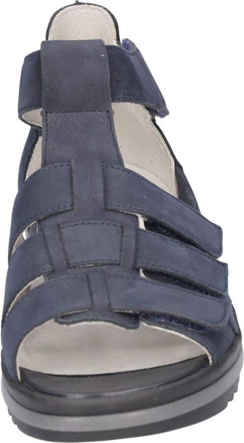 Waldläufer Sandalen HAKURA zomerschoen sandaal sleehak met klittenband comfortabele breedte h
