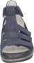 Waldläufer Sandalen HAKURA zomerschoen sandaal sleehak met klittenband comfortabele breedte h - Thumbnail 3