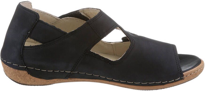 Waldläufer Sandalen HELIETT zomerschoen sandaal sleehak met randstiksel h-breedte