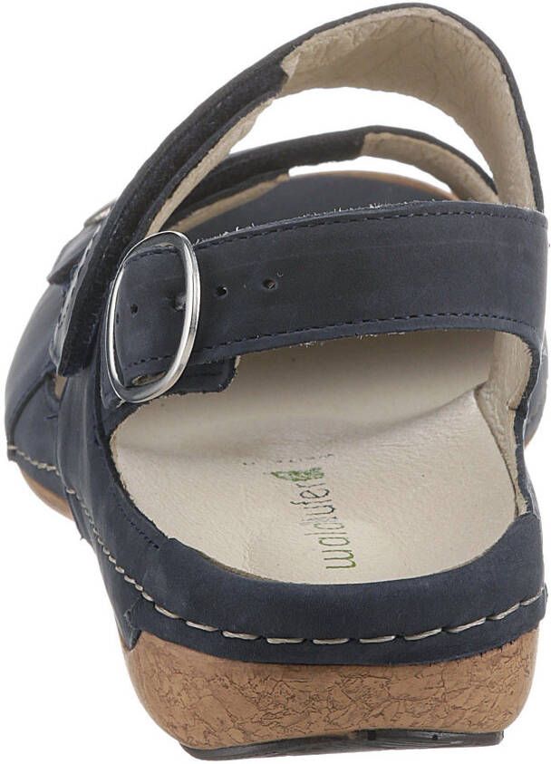 Waldläufer Sandalen HELIETT zomerschoen sandaal sleehak met uitneembare binnenzool h-breedte