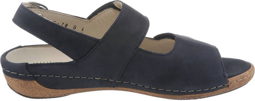 Waldläufer Sandalen HELIETT zomerschoen sandaal sleehak met uitneembare binnenzool h-breedte