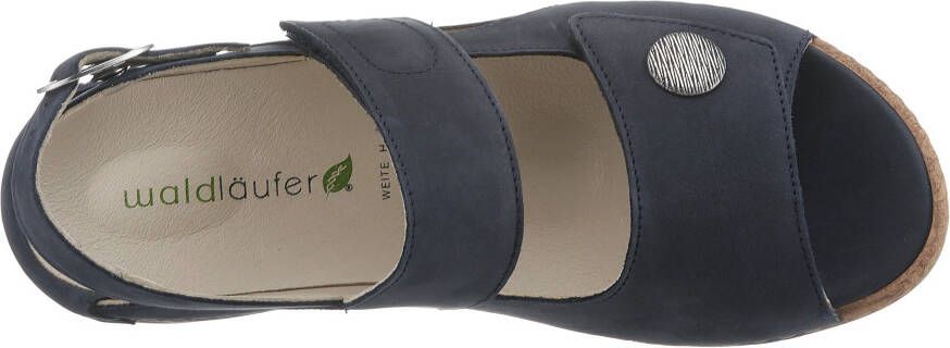 Waldläufer Sandalen HELIETT zomerschoen sandaal sleehak met uitneembare binnenzool h-breedte