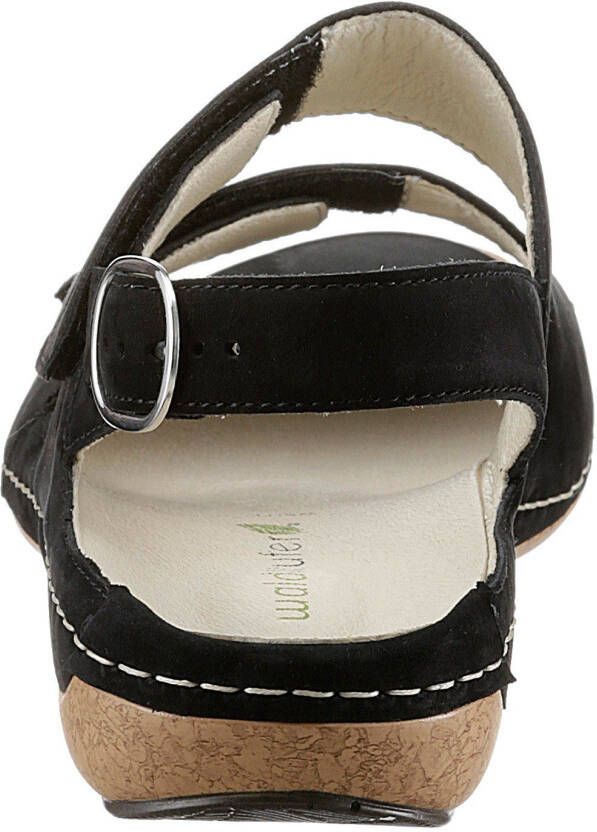 Waldläufer Sandalen HELIETT zomerschoen sandaal sleehak met uitneembare binnenzool h-breedte