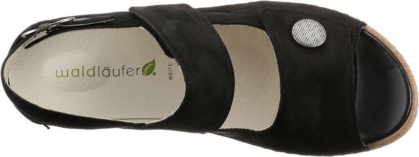Waldläufer Sandalen HELIETT zomerschoen sandaal sleehak met uitneembare binnenzool h-breedte