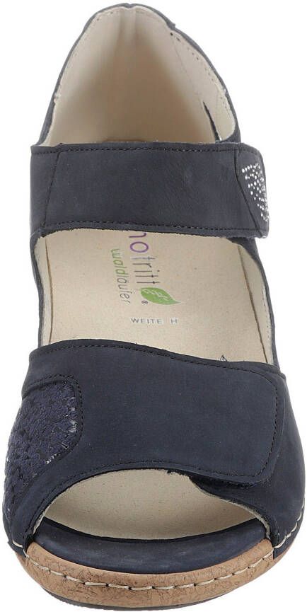 Waldläufer Sandalen HELIETT-SOFT zomerschoen sandaal sleehak met strass-steentjes h-breedte