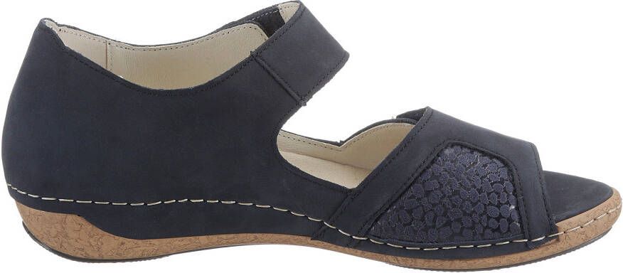 Waldläufer Sandalen HELIETT-SOFT zomerschoen sandaal sleehak met strass-steentjes h-breedte