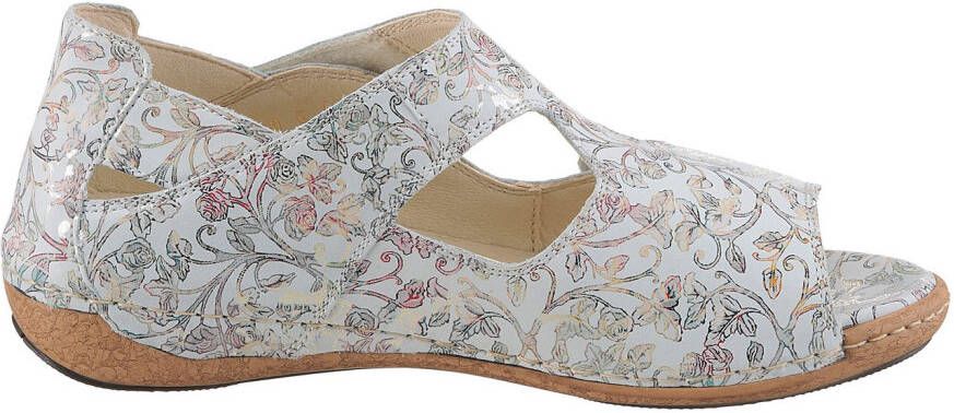 Waldläufer Sandalen HELIETT zomerschoen sandaal sleehak met randstiksel h-breedte