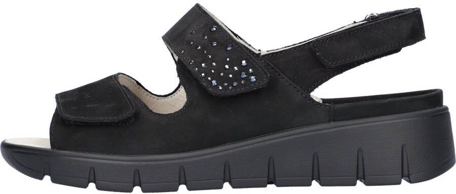 Waldläufer Sandalen M-Wiola zomerschoen sandaal sleehak in extra brede schoenwijdte m
